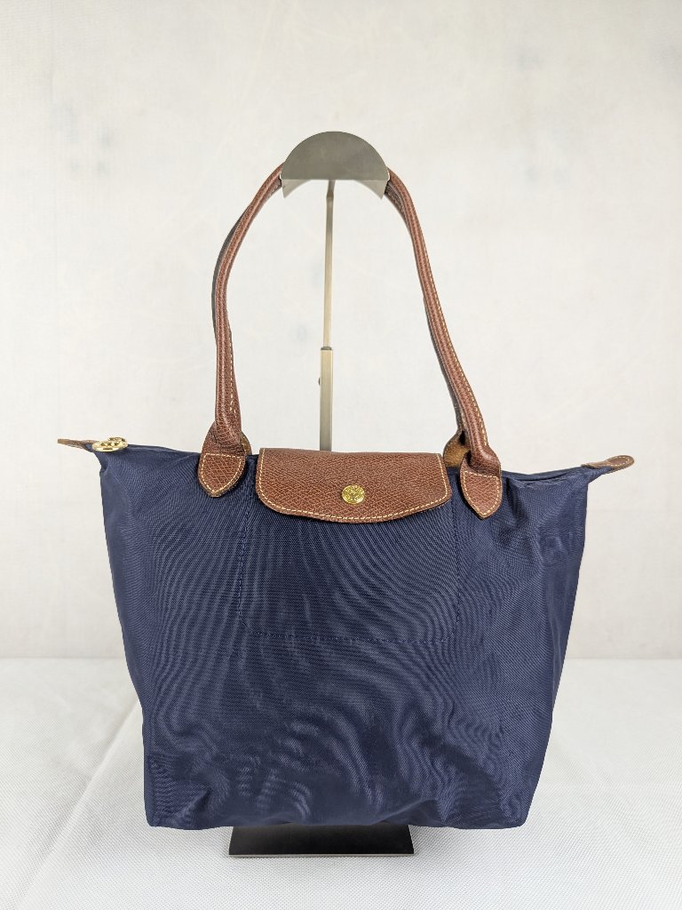Longchamp Le Pliage Tote Bag Blue Nylon - Authentic - Clean - Good Condition.